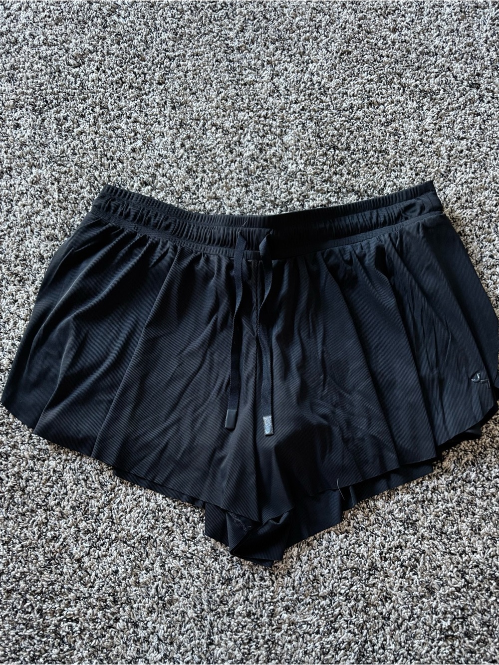 JoyLab Black Athletic Shorts with Drawstring Waist